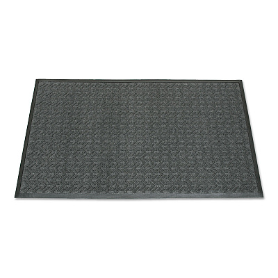 AbilityOne 7220015826224, SKILCRAFT 3-Mat Entry System Scraper/Wiper Mat, 36 x 60, Gray