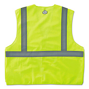 ergodyne GloWear 8215BA Type R Class 2 Econo Breakaway Mesh Safety Vest, 4X-Large to 5X-Large, Lime (EGO21079)