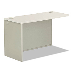 HON 38000 Series Return Shell, Left, 33.75w x 65d x 4.19h, Silver Mesh/Light Gray (HON38946LB9Q)
