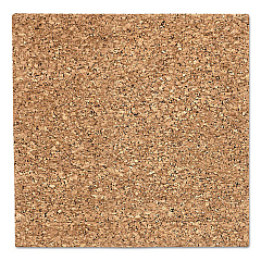 Iceberg iDesign Frameless Cork Bulletin Board, 18 x 18, Tan Surface (ICE35016)