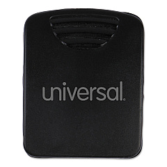 Universal Fabric Panel Wall Clips, 25 Sheet Capacity, Black, 20/Pack (UNV21270)