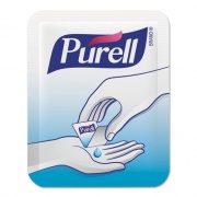 PURELL Single Use Advanced Gel Hand Sanitizer, 1.2 mL, Packet, Fragrance-Free, 2,000/Carton (96202M)