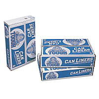 Pitt Plastics Linear Low Density Can Liners, 30 gal, 0.75 mil, 30" x 36", White, Interleaved Roll, 200/Carton (PITMT371XW)