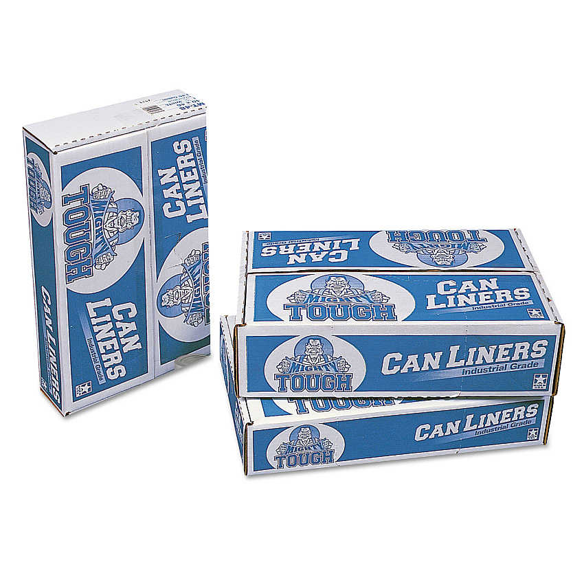 Pitt Plastics Linear Low Density Can Liners, 30 gal, 0.75 mil, 30" x 36", White, Interleaved Roll, 200/Carton (PITMT371XW)