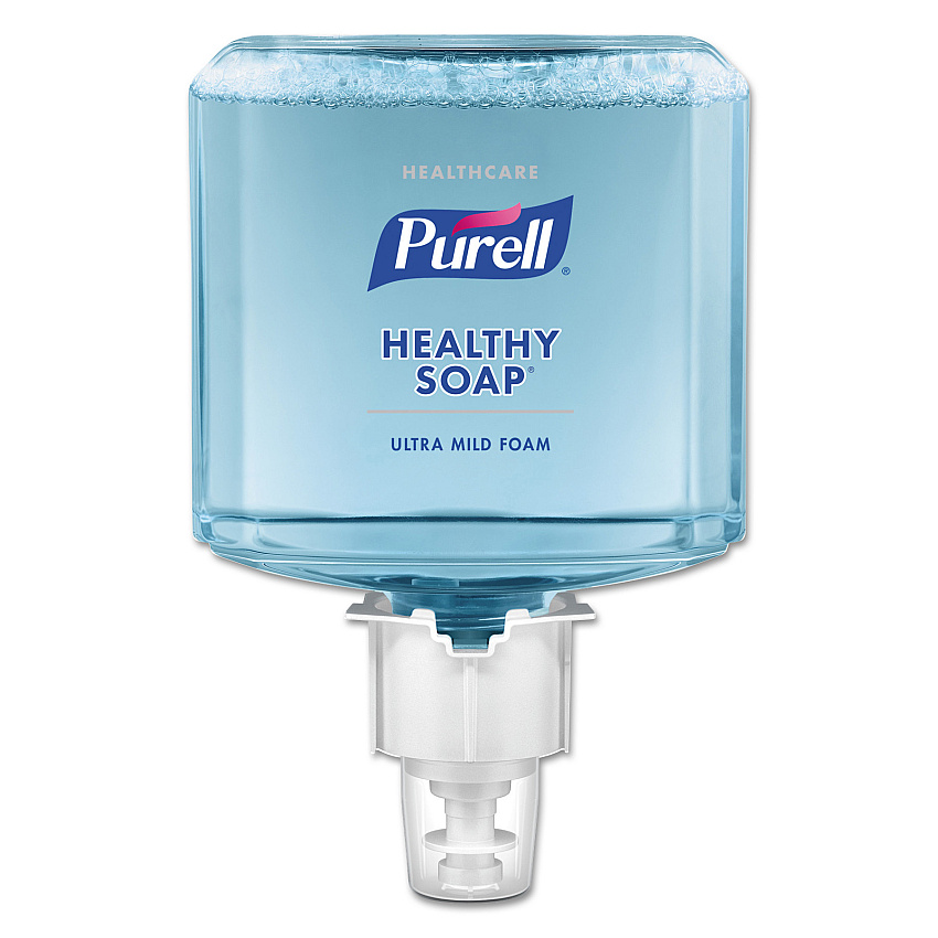 PURELL Healthcare HEALTHY SOAP Ultramild Foam Refill, For ES4 Dispensers, Clean and Fresh Scent, 1,200 mL, 2/Carton (GOJ507502)