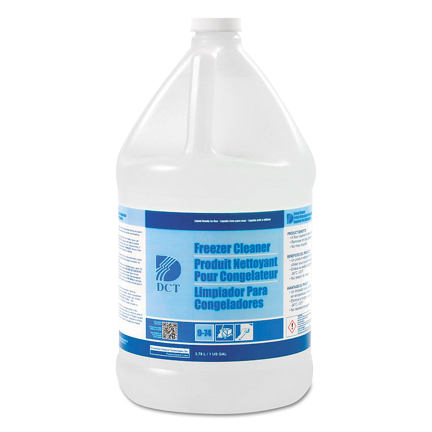 DCT Freezer Cleaner, Alcohol Scent, 1 Gal Bottle, 4/carton (PGC00002)