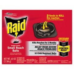 Raid Roach Baits, 0.63 oz Box, 12/Carton (334862)