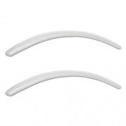 Neratoli Series Replacement Arm Pads for Alera Neratoli Series Chairs, Faux Leather, 1.77 x 15.15 x 0.59, White, 2/Set (NRAP06)