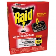Raid Roach Baits, 0.7 oz, Box, 6/Carton (334863)