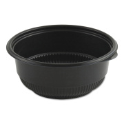 Anchor Packaging MicroRaves Incredi-Bowl Base, 20 oz, 5.75" Diameter x 2.43"h, Black, 250/Carton (4605821)