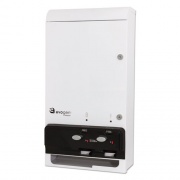 HOSPECO Evogen Feminine Hygiene Dispenser, Metal, 14 x 7.75 x 26.25, White/Black (EV1FREE)