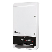 HOSPECO Evogen Feminine Hygiene Dispenser, Metal, 14 x 7.75 x 26.25, White/Black (HOSEV1FREE)