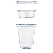 Dart Clear PET Grab n Go Kit Combo with Insert, 12 oz, Clear, 500/Carton (DCCPF35C1CP)