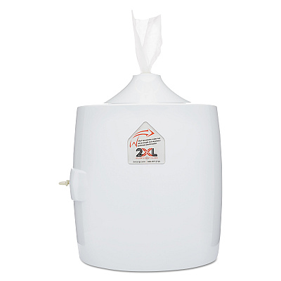 2XL Contemporary Wall Mount Wipe Dispenser, 11 x 11 x 13, White (TXLL82)
