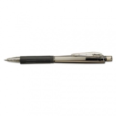 Pentel Wow! Pencils, 0.7 mm, HB (#2.5), Black Lead, Black Barrel, Dozen (AL407A)