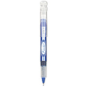 Pentel Finito! Porous Point Pen, Stick, Extra-Fine 0.4 mm, Blue Ink, Blue/Silver/Clear Barrel (PENSD98C)