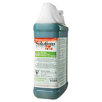 Enviro-Solutions 64h Neutral Disinfectant Cleaner, Lemon Scent, 2 L Bottle, 4/carton (ES64HNUS1S)