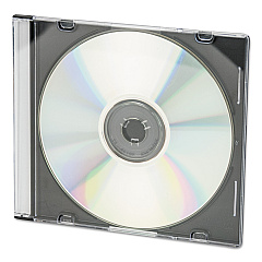 Innovera CD/DVD Slim Jewel Cases, Clear/Black, 100/Pack (IVR85800)