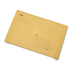 AbilityOne 8105002811167, SKILCRAFT Sealed Air Jiffy Mailer, #6, Bubble Cushion, Self-Adhesive Closure, 12.5 x 19, Natural Kraft, 50/Box