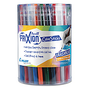 Pilot FriXion ColorSticks Erasable Gel Pen, Stick, Fine 0.7 mm, Ten Assorted Ink and Barrel Colors, 36/Pack (PIL58005)