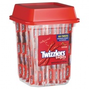 Strawberry Twizzlers Licorice, Individually Wrapped, 2lb Tub (51902)