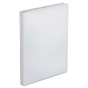Office Impressions Economy Round Ring View Binder, 3 Rings, 0.5" Capacity, 11 x 8.5, White (82232)