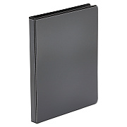 Universal Economy Round Ring View Binder, 3 Rings, 0.5" Capacity, 11 x 8.5, Black (UNV20951)