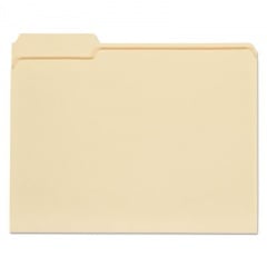 Universal Top Tab File Folders, 1/3-Cut Tabs: Assorted, Letter Size, 0.75" Expansion, Manila, 100/Box (12113)