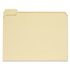 Universal Top Tab Manila File Folders, 1/5-Cut Tabs: Assorted, Letter Size, 0.75" Expansion, Manila, 100/Box (12115)