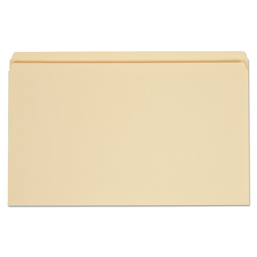 Universal Top Tab File Folders, Straight Tabs, Legal Size, 0.75" Expansion, Manila, 100/Box (UNV15110)