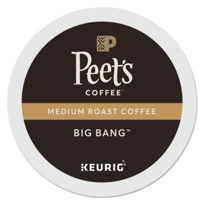 Green Mountain Coffee Roasters Roasters Roasters Peet's Big Bang K-Cup, Big Bang, K-Cup, 22/Box (6664)