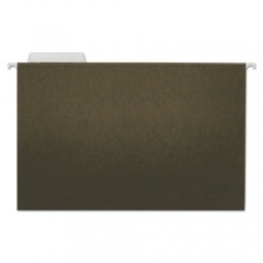Universal Hanging File Folders, Legal Size, 1/3-Cut Tabs, Standard Green, 25/Box (14213)