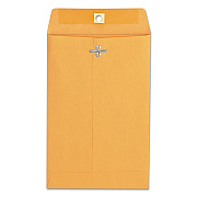 Universal Kraft Clasp Envelope, #55, Square Flap, Clasp/Gummed Closure, 6 x 9, Brown Kraft, 100/Box (UNV35260)