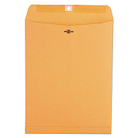 Universal Kraft Clasp Envelope, #93, Square Flap, Clasp/Gummed Closure, 9.5 x 12.5, Brown Kraft, 100/Box (UNV35265)