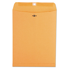 Universal Kraft Clasp Envelope, #93, Square Flap, Clasp/Gummed Closure, 9.5 x 12.5, Brown Kraft, 100/Box (UNV35265)