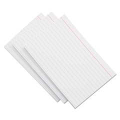 Universal Ruled Index Cards, 3 x 5, White, 500/Pack (47215)