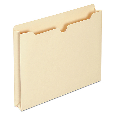 Universal Economical Manila File Jackets, Straight Tab, Letter Size, Manila, 50/Box (UNV74300)