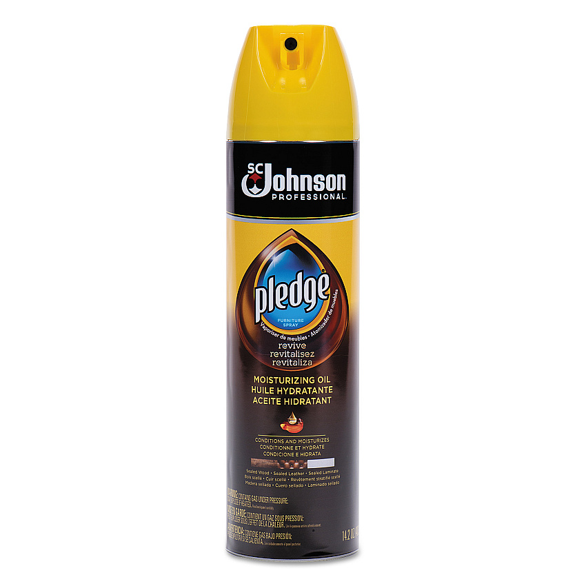 Pledge Furniture Polish, Revive Moisturizing Oil, 14.2 oz Can (SJN697264EA)