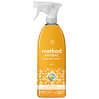 Method Antibac All-Purpose Cleaner, Citron Scent, 28 oz Spray Bottle (MTH01743EA)