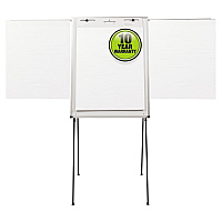 Quartet Dry Erase Steel Easel, 29 x 40, Melamine White Surface, Aluminum Frame (QRT81E)