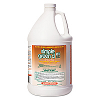 Simple Green d Pro 3 Plus Antibacterial Concentrate, Herbal, 1 gal Bottle, 6/Carton (SMP01001)