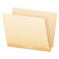 Pendaflex Manila Laminated Spine Shelf File Folders, Straight Tabs, Letter Size, Manila, 50/Box (PFX11230)