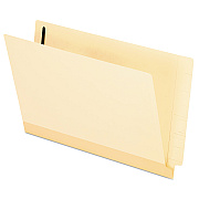 Pendaflex Manila Laminated End Tab Fastener Folders, 11-pt Manila, 0.75" Expansion, 1 Fastener, Legal Size, Manila Exterior, 50/Box (PFX13210)