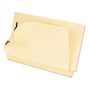 Pendaflex Manila Laminated End Tab Fastener Folders, 11-pt Manila, 0.75" Expansion, 2 Fasteners, Legal Size, Manila Exterior, 50/Box (PFX13220)