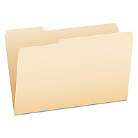 Pendaflex Manila File Folders, 1/3-Cut Tabs: Assorted, Legal Size, 0.75" Expansion, Manila, 100/Box (PFX75313)