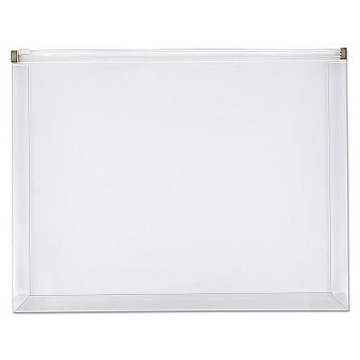 Pendaflex Poly Zip Envelope, Zipper Closure, 10 x 13, Clear, 5/Pack (PFX84190)