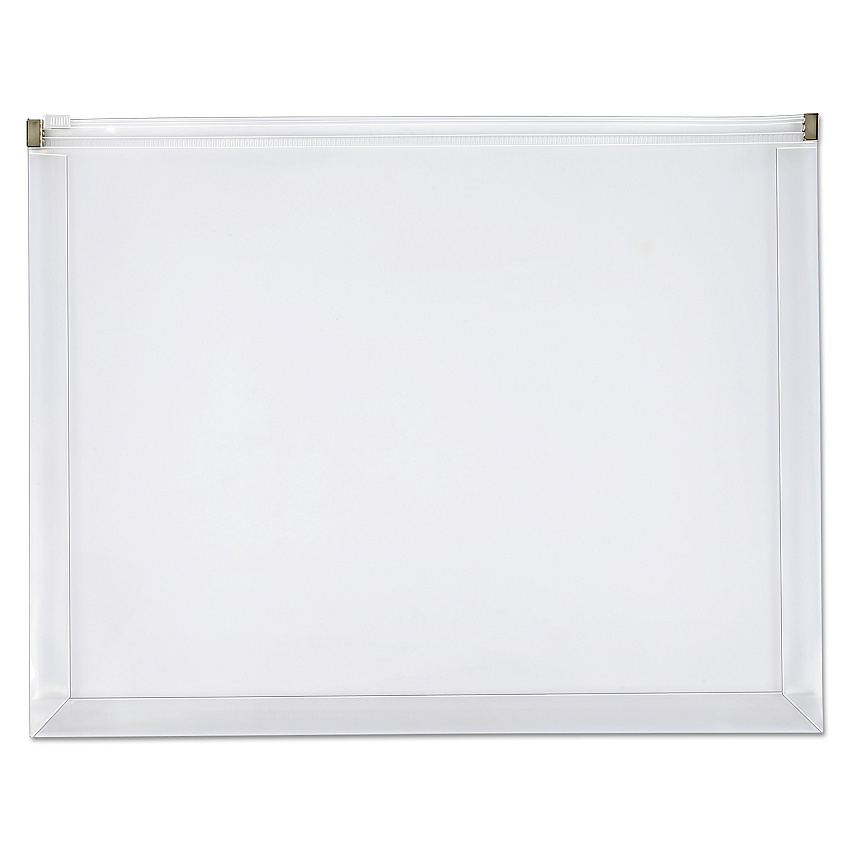 Pendaflex Poly Zip Envelope, Zipper Closure, 10 x 13, Clear, 5/Pack (PFX84190)