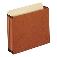 Pendaflex File Cabinet Pockets, 3.5" Expansion, Letter Size, Redrope, 10/Box (PFXFC1524P)