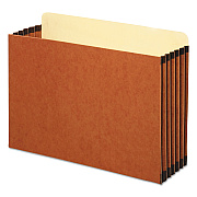 Pendaflex File Cabinet Pockets, 5.25" Expansion, Legal Size, Redrope, 10/Box (PFXFC1536P)