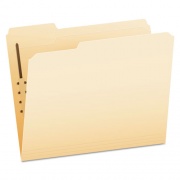 Pendaflex Manila Fastener Folders, 1/3-Cut Tabs, 1 Fastener, Letter Size, Manila Exterior, 50/Box (FM210)